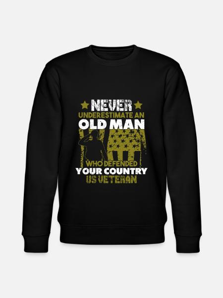 Vietnam Veteran - Stanley/Stella CHANGER Unisex Organic Sweatshirt - black