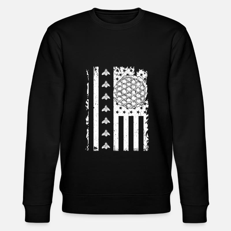 Beekeeper Bee Gift - Stanley/Stella CHANGER Unisex Organic Sweatshirt - black