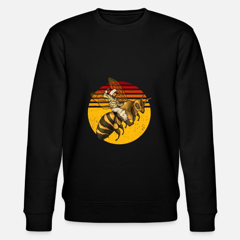 Cadeau d’abeilles apicultrices - Sweat bio CHANGER Stanley/Stella Unisexe - noir