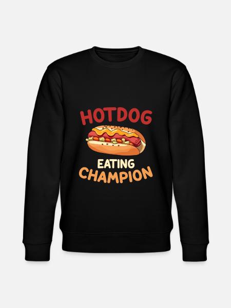 Hot dog - Stanley/Stella CHANGER Unisex Organic Sweatshirt - black