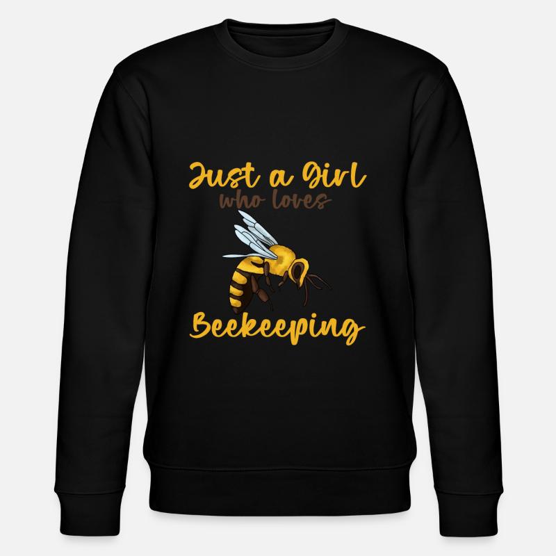 Cadeau d’abeilles apicultrices - Sweat bio CHANGER Stanley/Stella Unisexe - noir