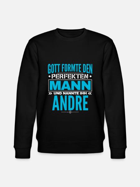 Andre Name Design - Stanley/Stella Unisex Bio-Sweatshirt CHANGER - Schwarz