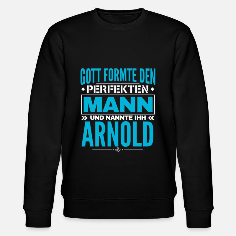 Arnold Name Design - Stanley/Stella Unisex Bio-Sweatshirt CHANGER  - Schwarz