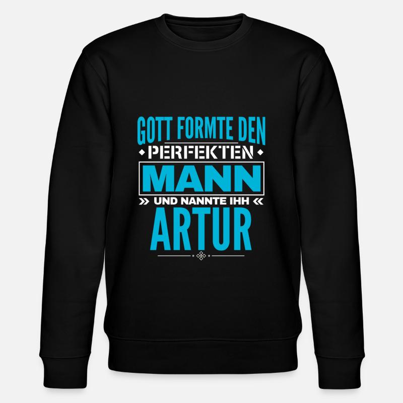Artur Name Design - Stanley/Stella Unisex Bio-Sweatshirt CHANGER  - Schwarz