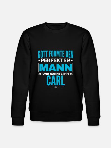 Carl Name Design - Stanley/Stella Unisex Bio-Sweatshirt CHANGER - Schwarz