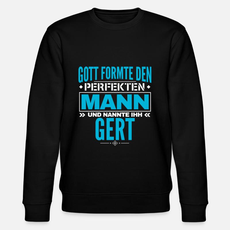 Gert Name Design - Stanley/Stella Unisex Bio-Sweatshirt CHANGER  - Schwarz