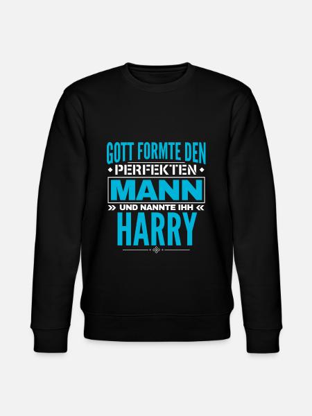 Harry Name Design - Stanley/Stella Unisex Bio-Sweatshirt CHANGER - Schwarz