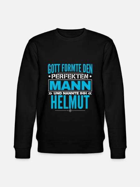 Helmut Name Design - Stanley/Stella Unisex Bio-Sweatshirt CHANGER  - Schwarz