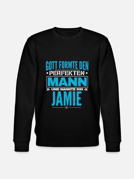 Jamie Name Design - Stanley/Stella Unisex Bio-Sweatshirt CHANGER - Schwarz