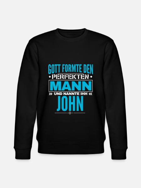 John Name Design - Stanley/Stella Unisex Bio-Sweatshirt CHANGER - Schwarz