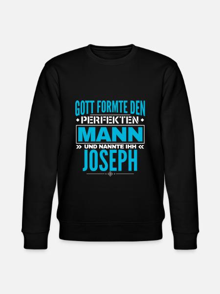 Joseph Name Design - Stanley/Stella Unisex Bio-Sweatshirt CHANGER - Schwarz
