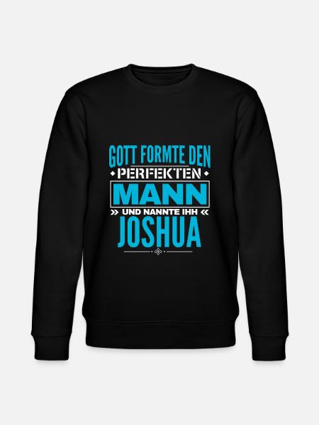 Joshua Name Design - Stanley/Stella Unisex Bio-Sweatshirt CHANGER - Schwarz