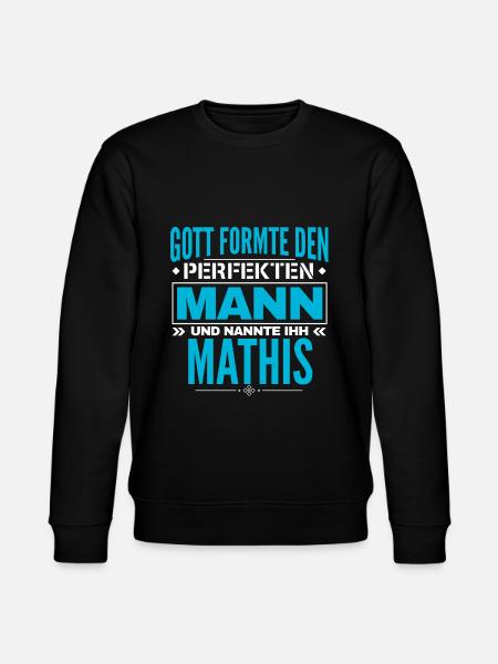 Mathis Name Design - Stanley/Stella Unisex Bio-Sweatshirt CHANGER - Schwarz