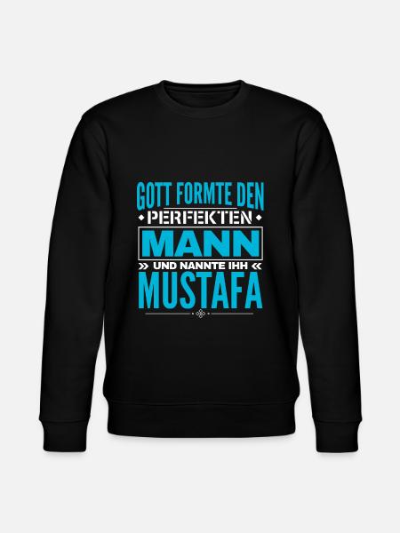 Mustafa Name Design - Stanley/Stella Unisex Bio-Sweatshirt CHANGER - Schwarz