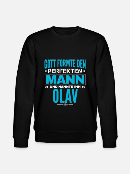 Olav Name Design - Stanley/Stella Unisex Bio-Sweatshirt CHANGER  - Schwarz