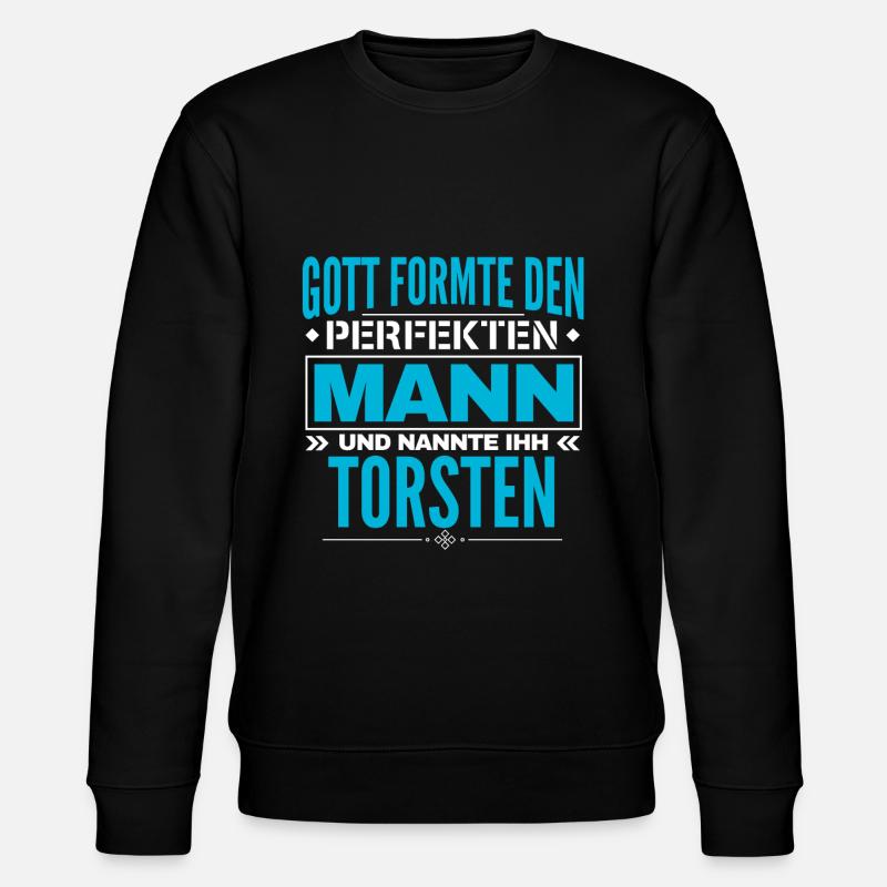 Torsten Name Design - Stanley/Stella Unisex Bio-Sweatshirt CHANGER  - Schwarz