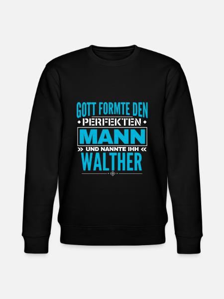 Walther Name Design - Stanley/Stella Unisex Bio-Sweatshirt CHANGER - Schwarz