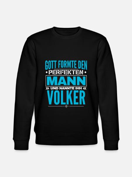 Volker Name Design - Stanley/Stella Unisex Bio-Sweatshirt CHANGER - Schwarz