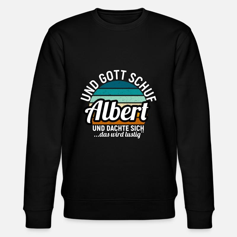 Alfred - Stanley/Stella Unisex Bio-Sweatshirt CHANGER  - Schwarz