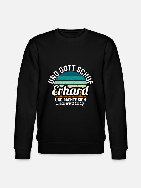 Erich - Stanley/Stella Unisex Bio-Sweatshirt CHANGER  - Schwarz