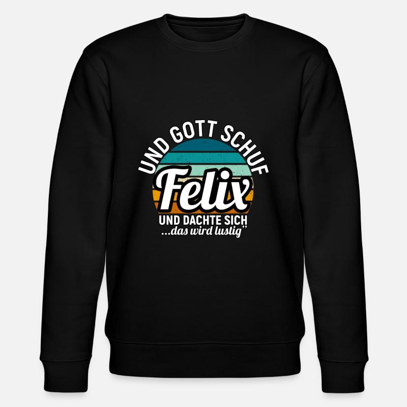 Florian - Stanley/Stella Unisex Bio-Sweatshirt CHANGER  - Schwarz