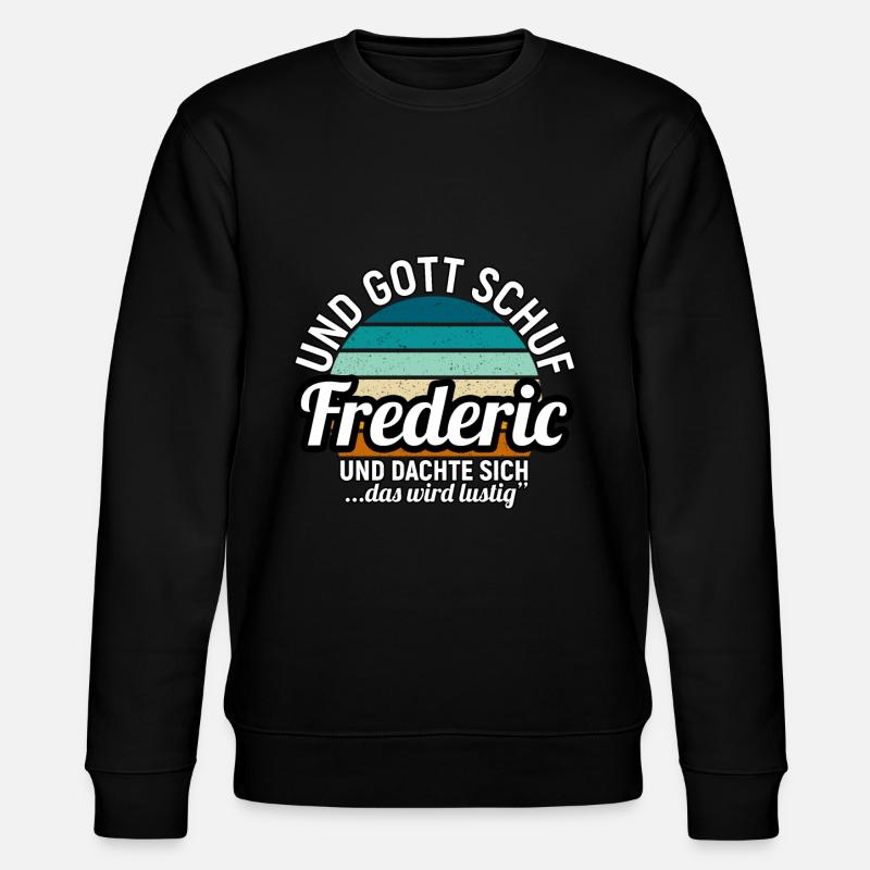 Frederic - Stanley/Stella Unisex Bio-Sweatshirt CHANGER - Schwarz