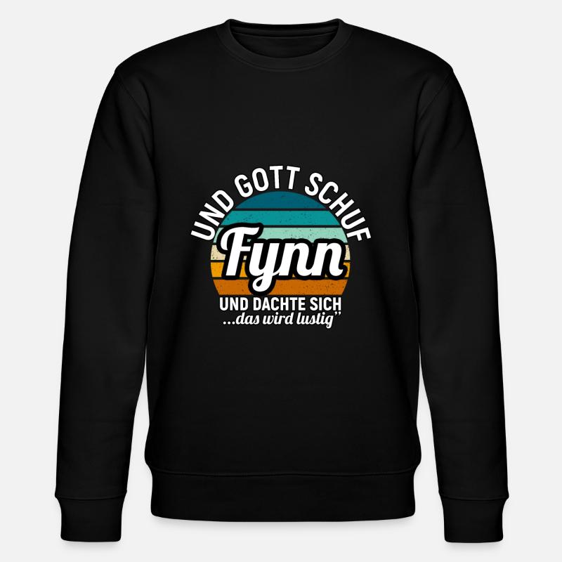 Fynn - Stanley/Stella Unisex Bio-Sweatshirt CHANGER  - Schwarz
