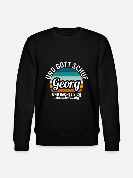 Georg - Stanley/Stella Unisex Bio-Sweatshirt CHANGER  - Schwarz