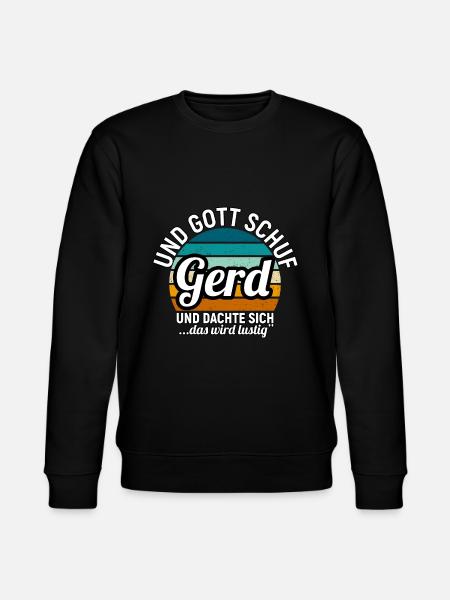 Gerd - Stanley/Stella Unisex Bio-Sweatshirt CHANGER  - Schwarz