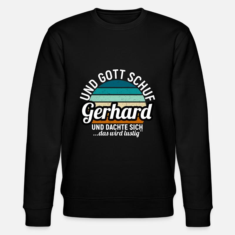 Gerhard - Stanley/Stella Unisex Bio-Sweatshirt CHANGER  - Schwarz