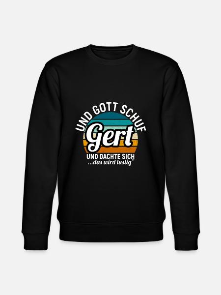 Gert - Stanley/Stella Unisex Bio-Sweatshirt CHANGER  - Schwarz
