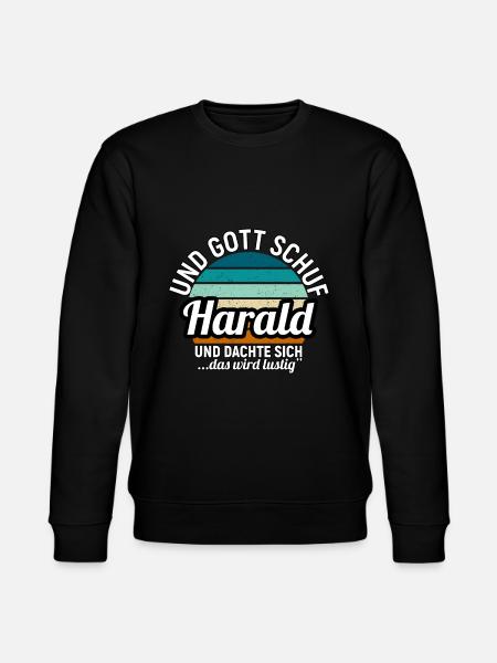 Harald - Stanley/Stella Unisex Bio-Sweatshirt CHANGER  - Schwarz