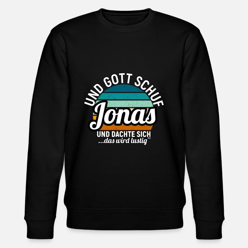 Jonas - Stanley/Stella Unisex Bio-Sweatshirt CHANGER  - Schwarz