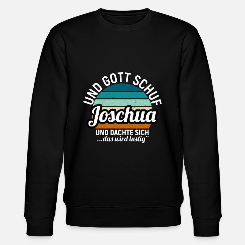 Joschua - Stanley/Stella Unisex Bio-Sweatshirt CHANGER  - Schwarz