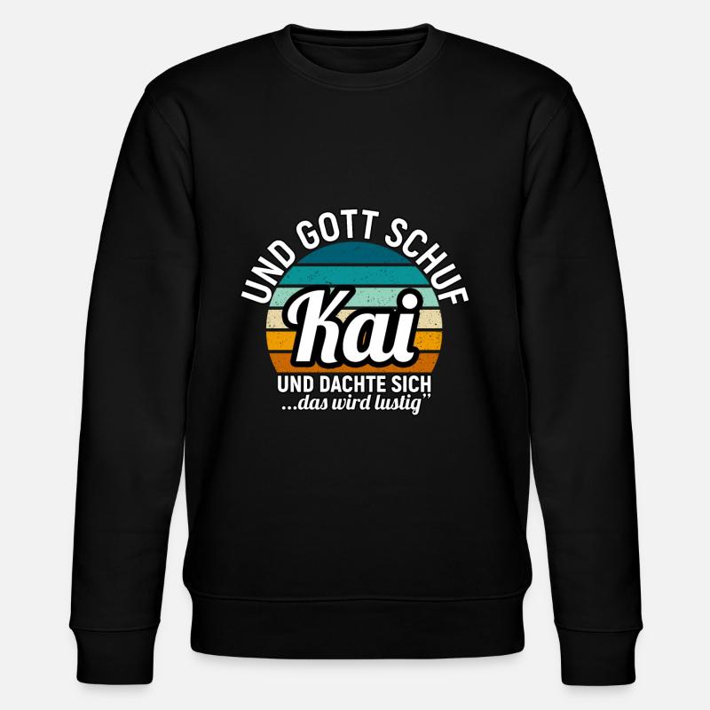 Kai - Stanley/Stella Unisex Bio-Sweatshirt CHANGER  - Schwarz