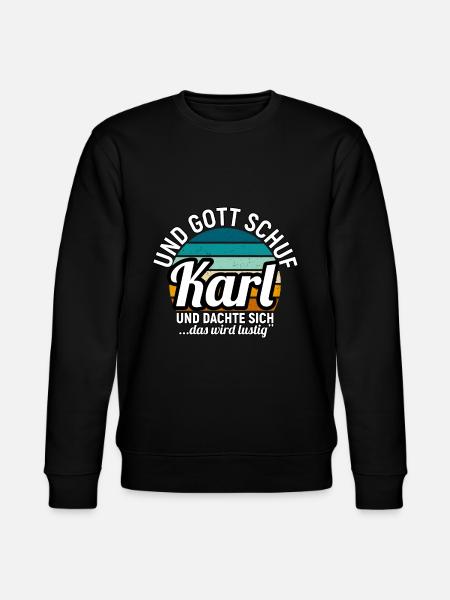 Karl - Stanley/Stella Unisex Bio-Sweatshirt CHANGER  - Schwarz
