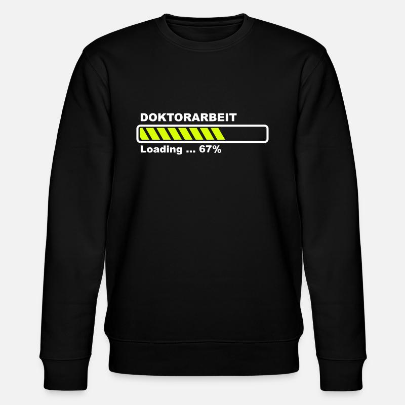 Doktorarbeit - Stanley/Stella Unisex Bio-Sweatshirt CHANGER  - Schwarz