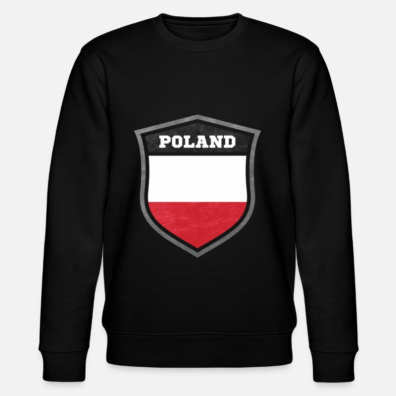 Polen - Stanley/Stella Unisex Bio-Sweatshirt CHANGER - Schwarz