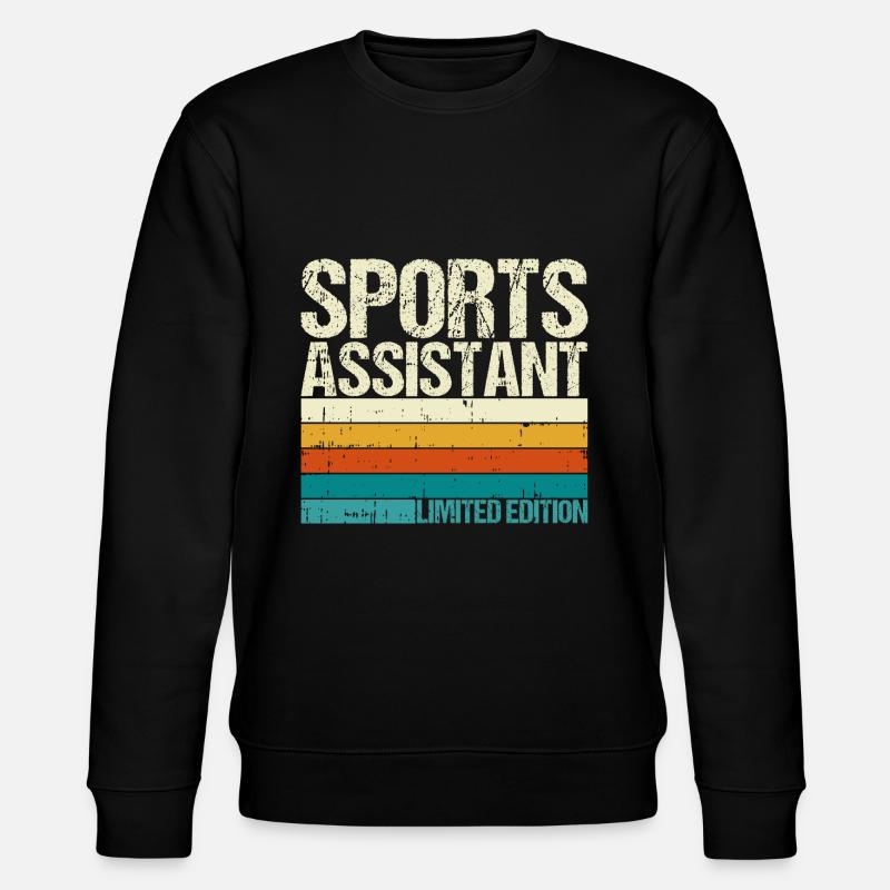 Sportassistent - Stanley/Stella Unisex Bio-Sweatshirt CHANGER  - Schwarz