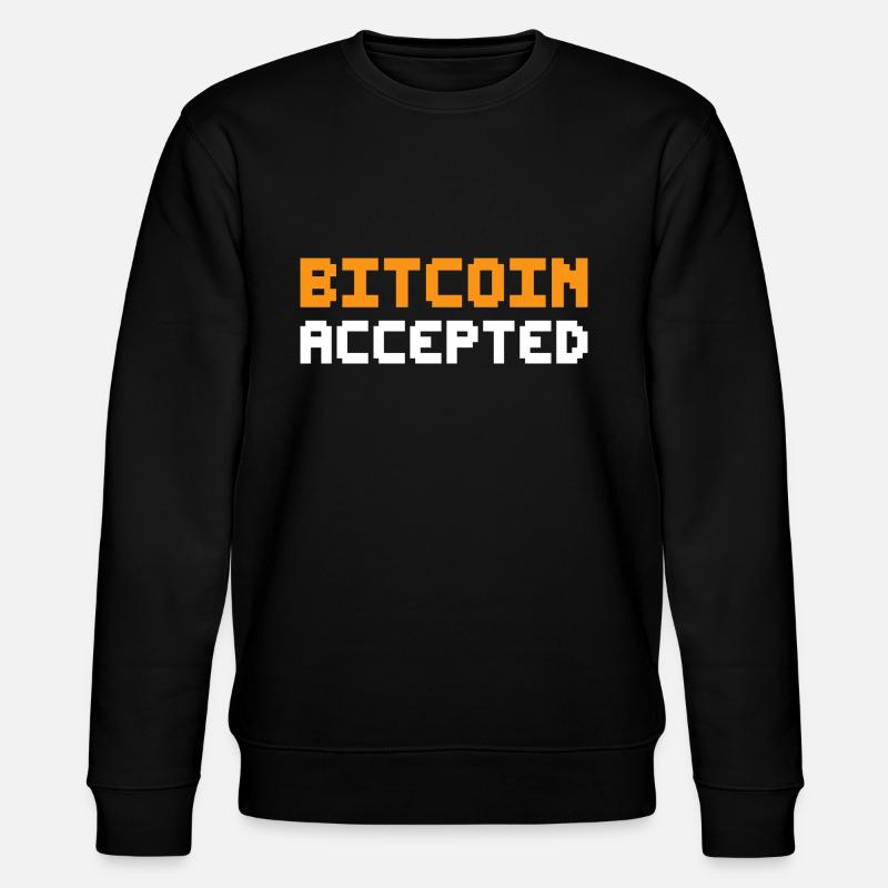 Bitcoin accepté - Sweat bio CHANGER Stanley/Stella Unisexe - noir
