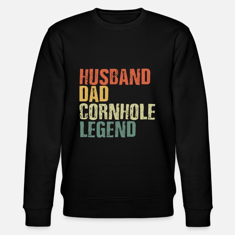 Cornhole - Stanley/Stella CHANGER Unisex Organic Sweatshirt - black