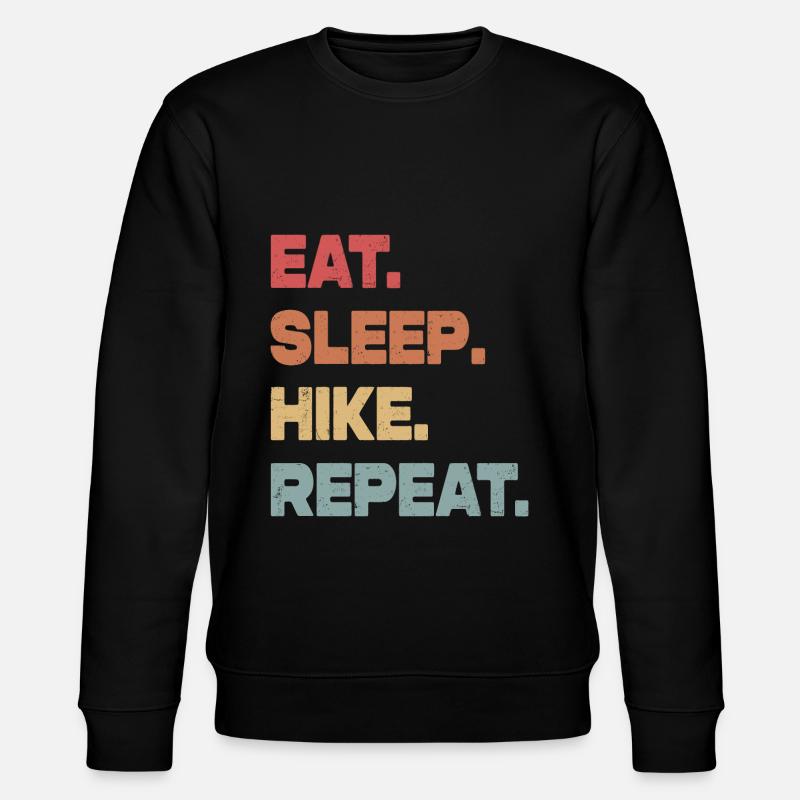 Manger Sleep Hike Répéter - Sweat bio CHANGER Stanley/Stella Unisexe - noir