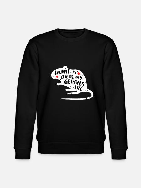 Gerbil | Sweet saying | Gerbil - Stanley/Stella CHANGER Unisex Organic Sweatshirt - black