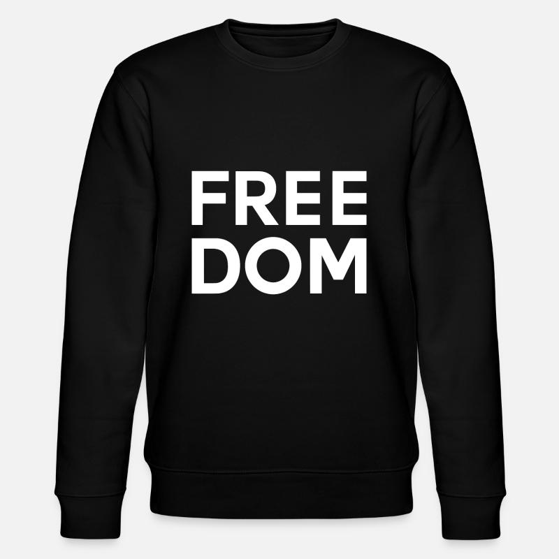 LIBERTÉ Déclaration libre Liberté - Sweat bio CHANGER Stanley/Stella Unisexe - noir