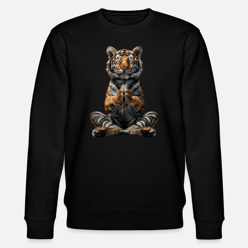 Tigre - Sweat bio CHANGER Stanley/Stella Unisexe - noir
