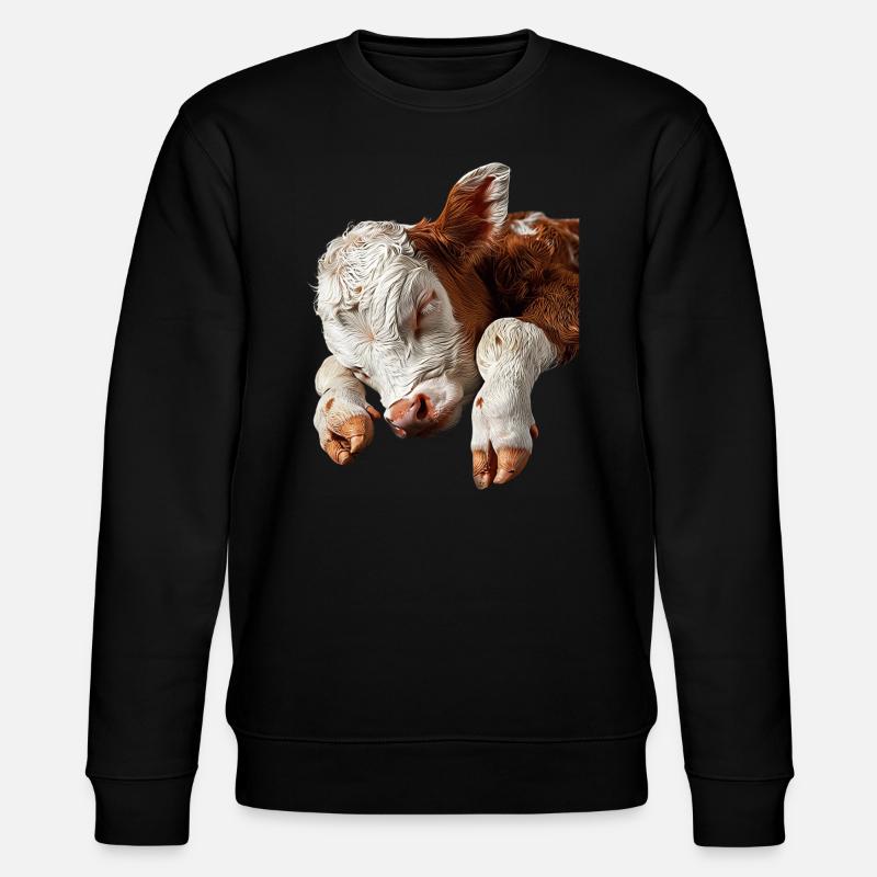 Cow - Stanley/Stella CHANGER Unisex Organic Sweatshirt - black