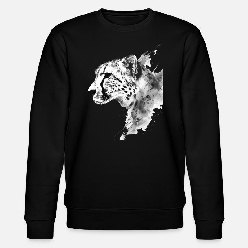 Guépard - Sweat bio CHANGER Stanley/Stella Unisexe - noir
