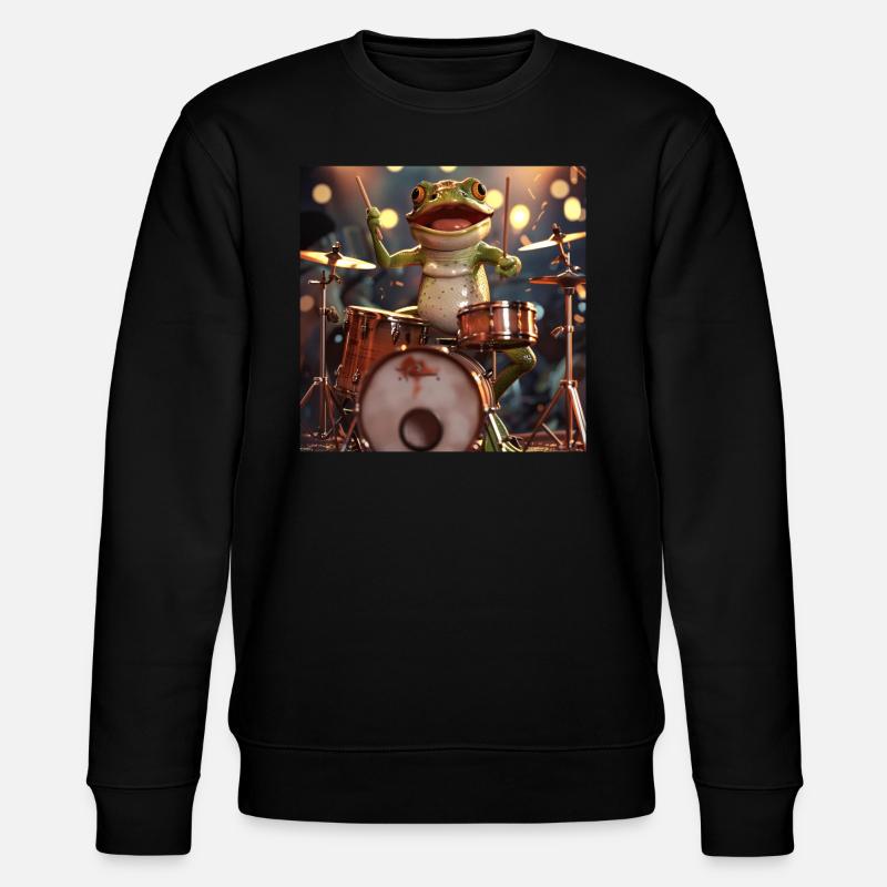 Grenouille - Sweat bio CHANGER Stanley/Stella Unisexe - noir