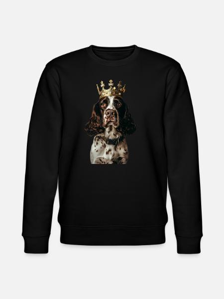 English Springer Spaniel - Stanley/Stella CHANGER Unisex Organic Sweatshirt - black