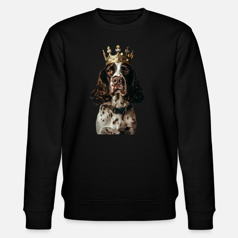 Épagneul springer anglais - Sweat bio CHANGER Stanley/Stella Unisexe - noir